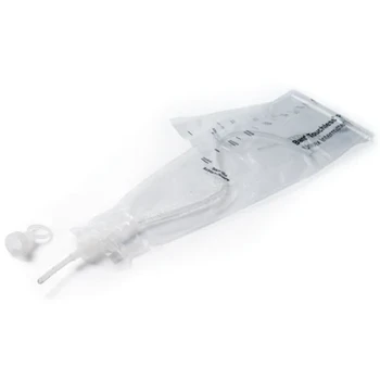 TOUCHLESS®PLUS INTERMITTENT CATHETER UNISEX VINYL14FR WITH1100CC COLLECTION CHAMBER