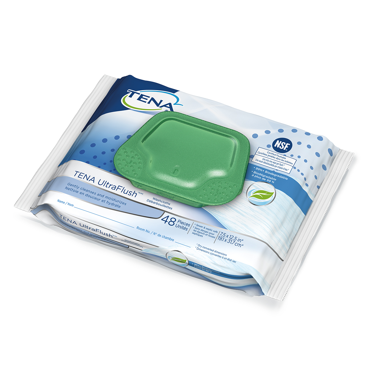 TENA® UltraFlushTM Washcloths